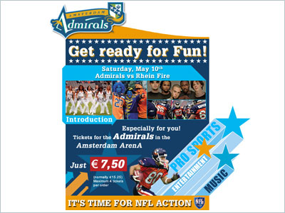 Amsterdam Admirals Nieuwsbrief 