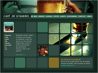 Café de Scharrel website